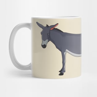 Donkey cartoon illustration Mug